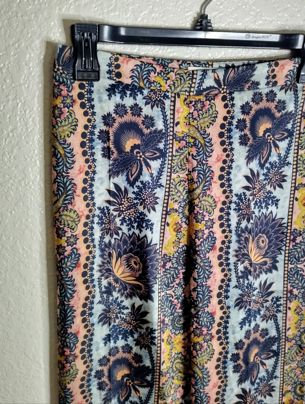 Sandro Flowing Baroque Printed Trousers Sz 34/XS - Picture 3 of 12